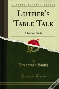 Capa do artigo Luther'S Table Talk