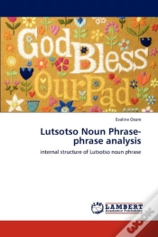 Capa do artigo Lutsotso Noun Phrase- Phrase Analysis