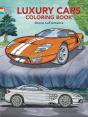 Luxury Cars Coloring Book - Preview