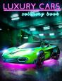 Luxury Cars Coloring Book - Preview