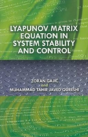 Lyapunov Matrix Equation In System Stability And Control - Preview