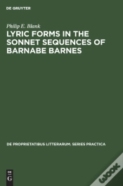 Capa do artigo Lyric Forms In The Sonnet Sequences Of Barnabe Barnes