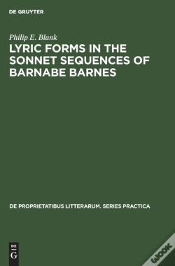 Capa do artigo Lyric Forms In The Sonnet Sequences Of Barnabe Barnes