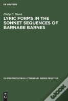 Lyric Forms In The Sonnet Sequences Of Barnabe Barnes