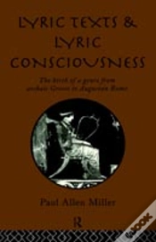 Capa do artigo Lyric Texts And Lyric Consciousness