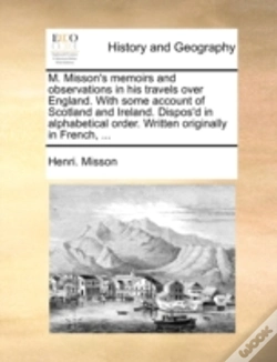 Capa do artigo M. Misson'S Memoirs And Observations In