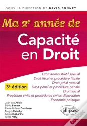 Capa do artigo Ma 2e Annee De Capacite En Droit 3e Edition