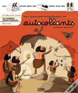 Capa do artigo Ma Première Encyclopédie En Autocollants ; Les Hommes Préhistoriques