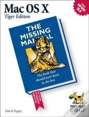 Capa do artigo Mac Os X: The Missing Manual, Tiger Edition