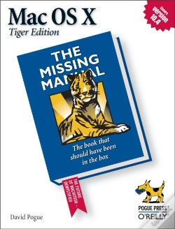 Capa do artigo Mac Os X: The Missing Manual, Tiger Edition