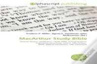 Macarthur Study Bible