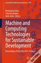 Machine And Computing Technologies For Sustainable Development