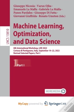 Capa do artigo Machine Learning, Optimization, And Data Science