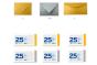 Maço de Envelopes DL Ouro - Preview