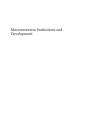 Macroeconomic Institutions And Development - Preview