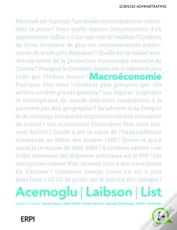 Capa do artigo Macroéconomie