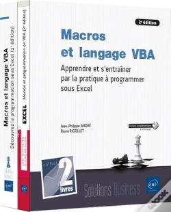 Capa do artigo Macros Et Langage Vba - Coffret De 2 Livres : Apprendre Et S'Entraîner Par La Pratique À Programmer : Coffret De 2 Livres : Apprendre Et S'Entraîner Par La Pratique À Programmer Sous Excel (2e Édition
