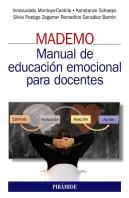Mademo. Manual De Educación Emocional Para Docentes