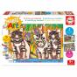 Magic Art Number - Gatos E Caes 9+ Educa 20299 - Preview
