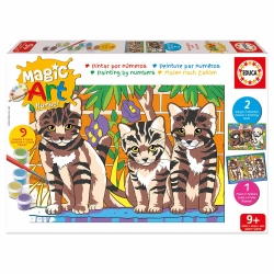 Capa do artigo Magic Art Number - Gatos E Caes 9+ Educa 20299