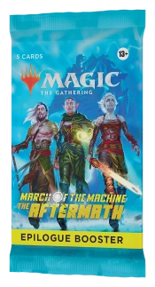 Capa do artigo Magic: The Gathering - March of the Machine: The Aftermath Booster (English)