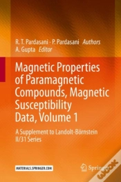 Capa do artigo Magnetic Properties Of Paramagnetic Compounds, Magnetic Susceptibility Data, Volume 1