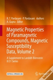Capa do artigo Magnetic Properties Of Paramagnetic Compounds, Magnetic Susceptibility Data, Volume 2