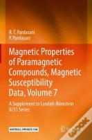 Magnetic Properties Of Paramagnetic Compounds, Magnetic Susceptibility Data, Volume 7