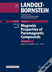 Magnetic Properties Of Paramagnetic Compounds
