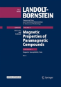 Magnetic Properties Of Paramagnetic Compounds - Preview