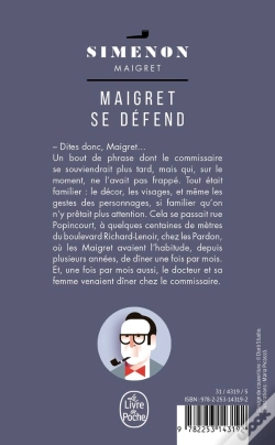 Capa do artigo Maigret Se Défend