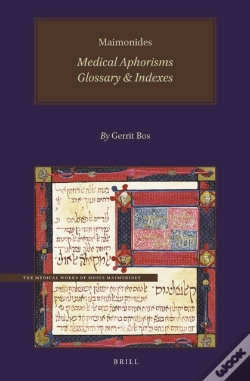 Capa do artigo Maimonides, Medical Aphorisms: Glossary & Indexes
