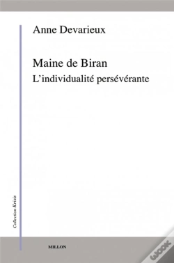 Capa do artigo Maine De Biran ; L'Individualité Persévérante