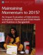 Maintaining Momentum To 2015? - Preview