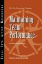 Maintaining Team Performance - Preview