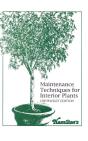 Maintenance Techniques For Interior Plants - Hip Pocket Edition - Preview
