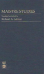 Maistre Studies - Preview