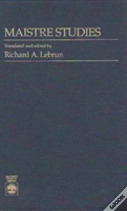 Capa do artigo Maistre Studies
