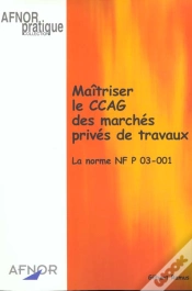 Capa do artigo Maitriser Le Ccag Des Marches Prives De Travaux