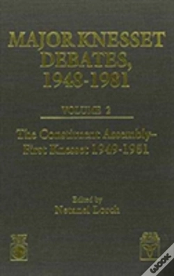 Capa do artigo Major Knesset Debates, 1948-1981