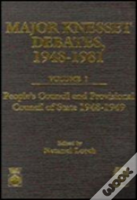 Major Knesset Debates, 1948-81