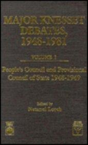 Major Knesset Debates, 1948-81 - Preview