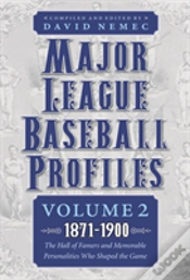 Capa do artigo Major League Baseball Profiles, 1871-1900, Volume 2