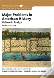 Capa do artigo Major Problems In American History, Volume I