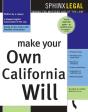 Make Your Own California Will - Preview