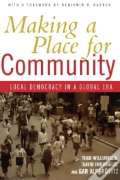Capa do artigo Making A Place For Community