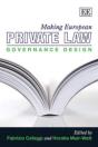 Making European Private Law - Governance Design - Preview