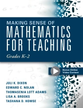 Making Sense Of Mathematics For Teaching Grades K-2