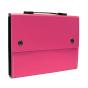Pink Portfolio Bag with 12 Compartments - Preview