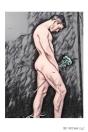 Male Nude Themed  Grid  Page Notepad  Ir - Preview